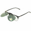 HKUCO Polarized Frog Mirror-Cyan Clip-on Flip-up Sunglasses Lenses