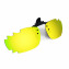 HKUCO Sunglasses Clip 24K Gold/Emerald Green Polarized Lenses For Myopia Frame Clip Polarized Lenses UV400 Protect