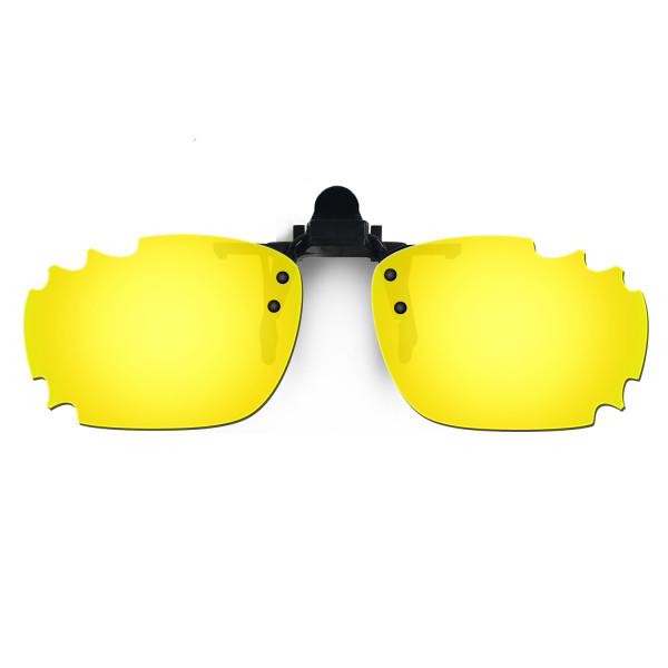 HKUCO Sunglasses Clip 24K Gold Polarized Lenses For Myopia Frame Clip Polarized Lenses UV400 Protect
