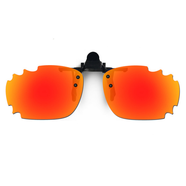 HKUCO Sunglasses Clip Red Polarized Lenses For Myopia Frame Clip Polarized Lenses UV400 Protect
