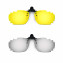 HKUCO Sunglasses Clip 24K Gold/Titanium Polarized Lenses For Myopia Frame Clip Polarized Lenses UV400 Protect