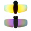 HKUCO Sunglasses Clip 24K Gold/Purple Polarized Lenses Hat Visors Clip-on Sunglasses For Fishing/Biking/Hiking/Golf UV400 Protect