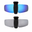 HKUCO Sunglasses Clip Blue/Titanium Polarized Lenses Hat Visors Clip-on Sunglasses For Fishing/Biking/Hiking/Golf UV400 Protect