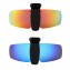 HKUCO Sunglasses Clip Red/Blue Polarized Lenses Hat Visors Clip-on Sunglasses For Fishing/Biking/Hiking/Golf UV400 Protect