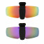 HKUCO Sunglasses Clip Red/Purple Polarized Lenses Hat Visors Clip-on Sunglasses For Fishing/Biking/Hiking/Golf UV400 Protect
