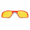 HKUCO Red Transparent Frame Clip For Radar Series Sunglasses Frame Can Change Lenses