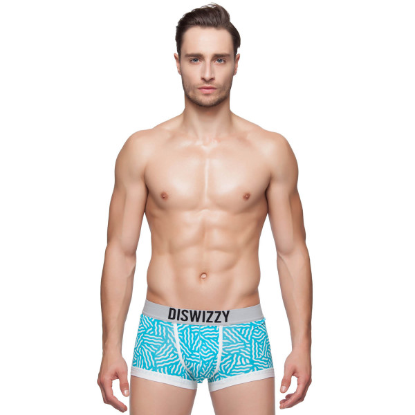 Hkuco Diswizzy Men's Underwear Disordered Blue 1-Pack