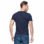 Hkuco Diswizzy Men's T-Shirt Blue Iron Leaf Pattern