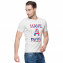 Hkuco Diswizzy Men's T-Shirt Superman Deformation Font Pattern