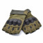 HKUCO Army Green Outdoor Sports Half Finger For Riding/Climbing/Training/Tactical Gloves /Cycling Antiskid Gloves