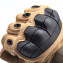 HKUCO Light Brown Outdoor Sports Half Finger For Riding/Climbing/Training/Tactical Gloves /Cycling Antiskid Gloves