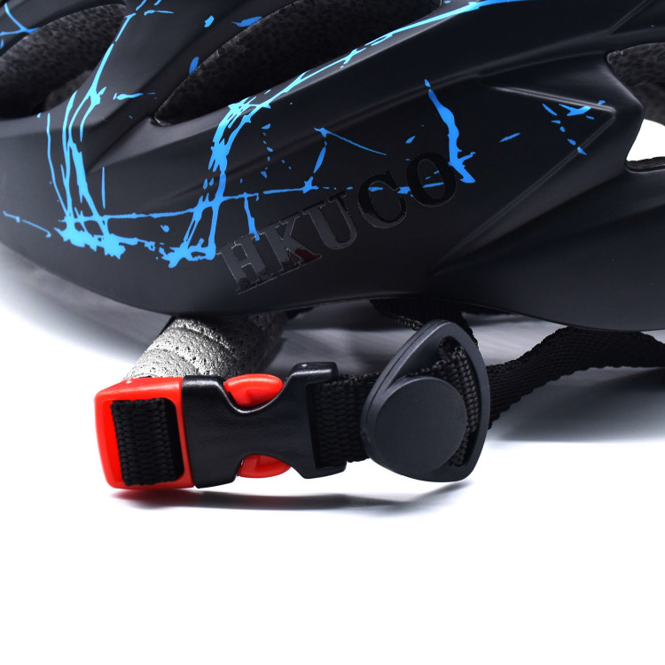 Details about   HKUCO Black Blue splash Ultra-light Sports Bike Helmet With Windproof lens 