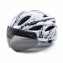 HKUCO White- Black splash Ultra-light Safety Sports Bike Helmet With Windproof Glasses MTB Insect Net Integrally Molded