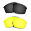 Hkuco Mens Replacement Lenses For Oakley Bottle Rocket Black/24K Gold Sunglasses