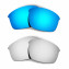 Hkuco Mens Replacement Lenses For Oakley Bottle Rocket Blue/Titanium Sunglasses