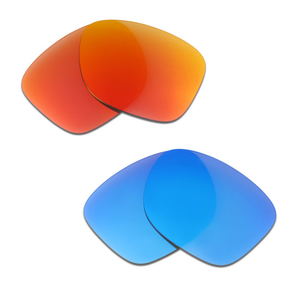 HKUCO Red+Blue Polarized Replacement Lenses for Oakley Catalyst Sunglasses
