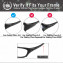 Hkuco Mens Replacement Lenses For Oakley Fives 2.0 Blue/Titanium Sunglasses