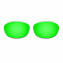 Hkuco Mens Replacement Lenses For Oakley Fives 2.0 Titanium/Emerald Green  Sunglasses