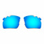 Hkuco Mens Replacement Lenses For Oakley Flak 2.0 XL-Vented Blue/Green Sunglasses