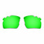 Hkuco Mens Replacement Lenses For Oakley Flak 2.0 XL-Vented Titanium/Emerald Green  Sunglasses