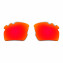 Hkuco Mens Replacement Lenses For Oakley Flak 2.0 XL-Vented Red/Blue/Titanium Sunglasses