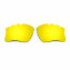 Hkuco Mens Replacement Lenses For Oakley Flak Jacket XLJ-Vented 24K Gold/Titanium Sunglasses