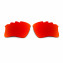 Hkuco Mens Replacement Lenses For Oakley Flak Jacket XLJ-Vented Red/24K Gold/Titanium Sunglasses