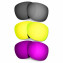 Hkuco Mens Replacement Lenses For Oakley Garage Rock Black/24K Gold/Purple Sunglasses