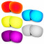 Hkuco Mens Replacement Lenses For Oakley Garage Rock Red/Blue/24K Gold/Titanium/Purple Sunglasses