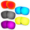 Hkuco Mens Replacement Lenses For Oakley Garage Rock Red/Blue/Black/24K Gold/Purple Sunglasses