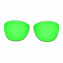 Hkuco Mens Replacement Lenses For Oakley Frogskins (Asia Fit) Red/24K Gold/Emerald Green Sunglasses