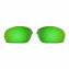 Hkuco Mens Replacement Lenses For Oakley Half X Blue/Black/Emerald Green Sunglasses