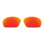 Hkuco Mens Replacement Lenses For Oakley Half X Red/Blue/Titanium Sunglasses