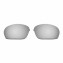 Hkuco Mens Replacement Lenses For Oakley Half X Sunglasses Titanium Mirror Polarized