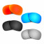 Hkuco Mens Replacement Lenses For Oakley Crosshair (2012) Red/Blue/Black/Titanium Sunglasses