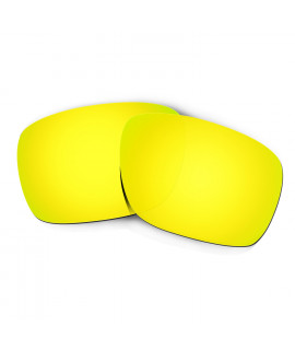 Hkuco Mens Replacement Lenses For Oakley Turbine Sunglasses 24K Gold Polarized