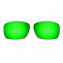 Hkuco Mens Replacement Lenses For Oakley Turbine Red/Titanium/Emerald Green  Sunglasses