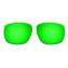 Hkuco Mens Replacement Lenses For Oakley Sliver 24K Gold/Emerald Green Sunglasses