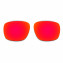 Hkuco Mens Replacement Lenses For Oakley Sliver Red/Emerald Green Sunglasses