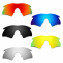 Hkuco Mens Replacement Lenses For Oakley M Frame Heater Red/Blue/Black/24K Gold/Titanium Sunglasses
