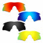 Hkuco Mens Replacement Lenses For Oakley M Frame Heater Red/Blue/Black/24K Gold Sunglasses