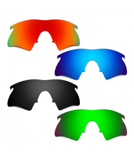 Hkuco Mens Replacement Lenses For Oakley M Frame Heater Red/Blue/Black/Emerald Green Sunglasses