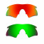 Hkuco Mens Replacement Lenses For Oakley M Frame Heater Red/Emerald Green Sunglasses