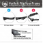 Hkuco Mens Replacement Lenses For Oakley M Frame Heater Blue/Black/24K Gold Sunglasses