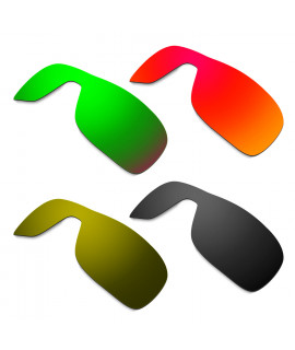 Hkuco Mens Replacement Lenses For Oakley Turbine Rotor Red/Black/Emerald Green/Bronze Sunglasses
