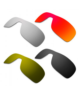 Hkuco Mens Replacement Lenses For Oakley Turbine Rotor Red/Black/Titanium/Bronze Sunglasses