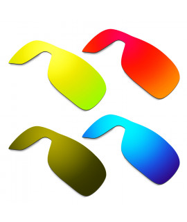 Hkuco Mens Replacement Lenses For Oakley Turbine Rotor Red/Blue/24K Gold/Bronze Sunglasses