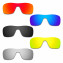 Hkuco Mens Replacement Lenses For Oakley Turbine Rotor Red/Blue/Black/24K Gold/Titanium Sunglasses
