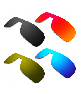 Hkuco Mens Replacement Lenses For Oakley Turbine Rotor Red/Blue/Black/Bronze Sunglasses