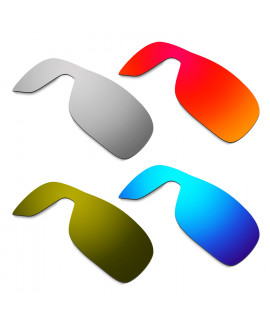 Hkuco Mens Replacement Lenses For Oakley Turbine Rotor Red/Blue/Titanium/Bronze Sunglasses